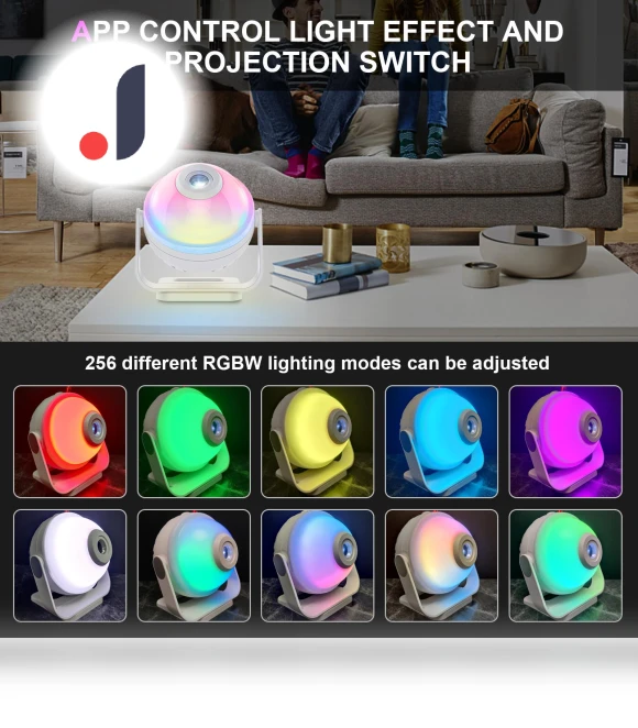 Smart LED Starry Sky Projector Night Light — Night Lights, Rainbow Rain