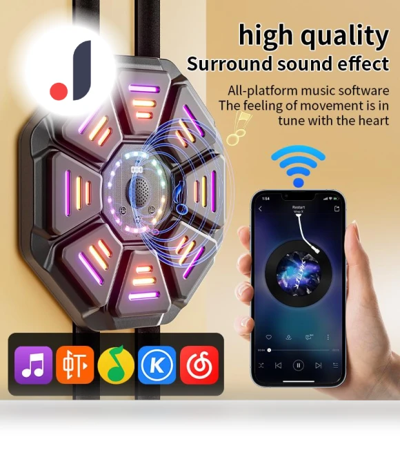 Smart Musical Boxing Sandbag — Boxing Training Gear, GYROBALL