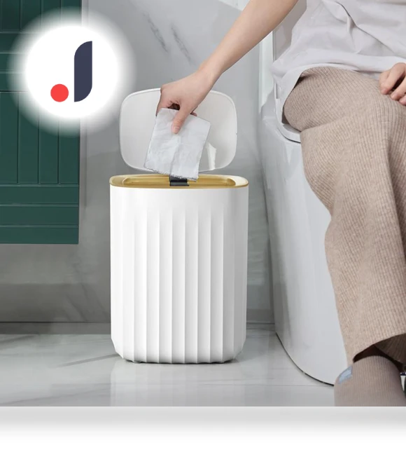 Smart Sensor Trash Bin — Kitchen Cans, Simple and warm
