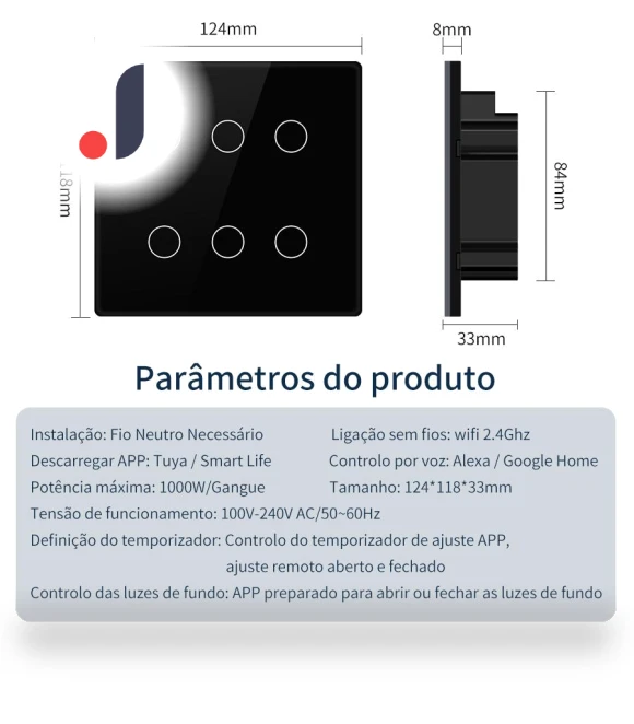 Smart WiFi Switch Panel — Smart Home Modules, Build My Home