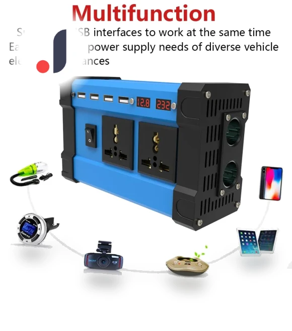 Solar Power System Inverter with Smart Charge Controller — Power Inverters, A Auto Parts Mall