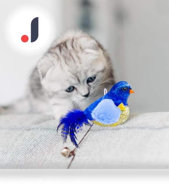 Squeaky Bird Cat Toy — Cat Playthings, Love DIY