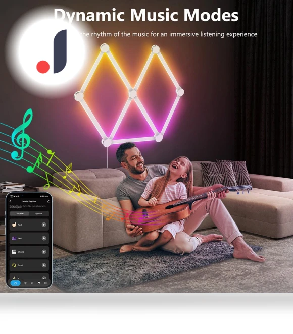 WIFI LED Smart Wall Light Bars — LED Strips, Build My Home