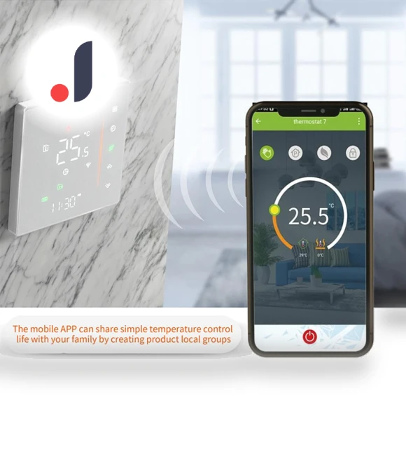 WiFi Smart Thermostat Temperature Controller — HVAC Controls, Build My Home