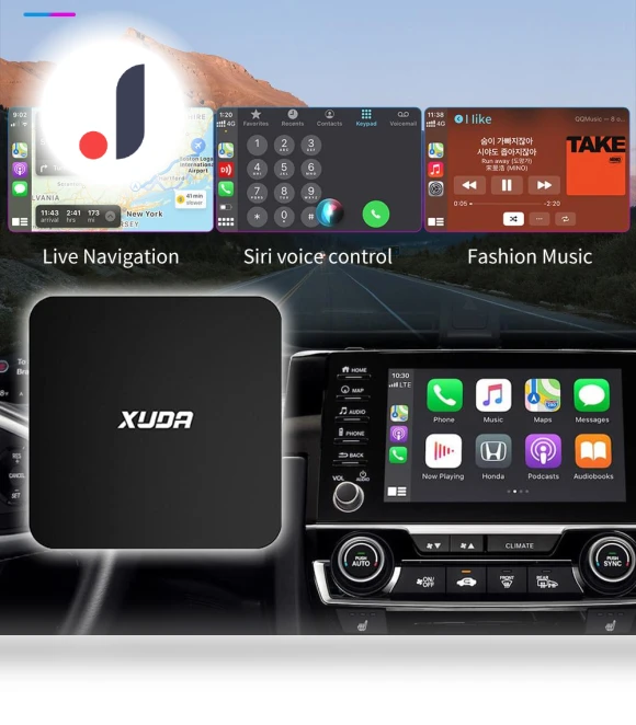 Wireless Carplay and Android Auto Smart Box Adapter — Car Accessories & Gadgets, JOHO - CarGear