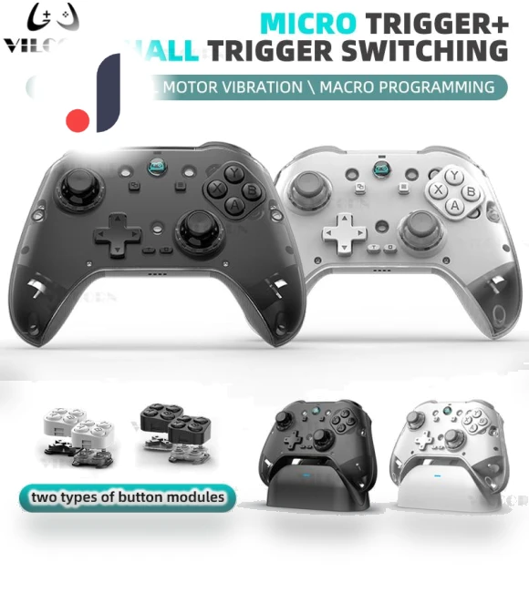 Wireless Gaming Controller with Six-Axis Gyroscope and Hall Sensor — Gaming Controllers, VILCORN
