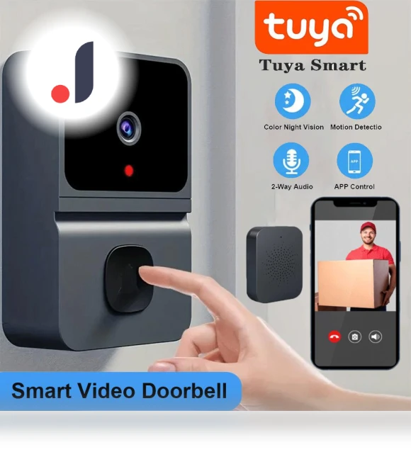 Wireless HD Camera Smart Doorbell — Smart Home Security, coaao