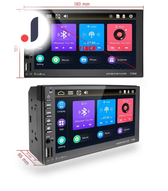 7-inch Carplay MP5 Player — Stereo Receivers, JOHO - CarGear