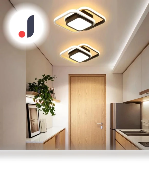 Acrylic LED Square Ceiling Light — Overhead Lighting, Comfort Homeware
