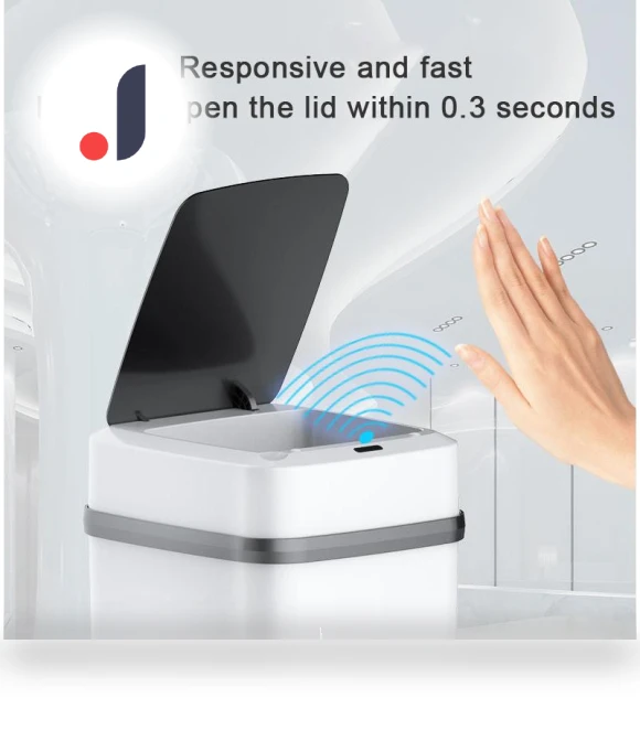 Automatic Smart Trash Can — Kitchen Cans, Super Star Mall