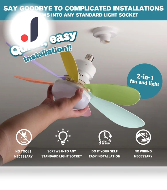 Ceiling Fan with Light and Remote Control — Ceiling Fans, Home Textile Home Decoration