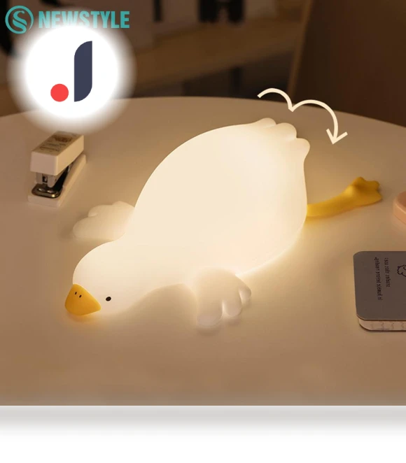 Cute Goose Silicone Kids Night Light — Kids' Lamps, Exquisite goods home furnishing