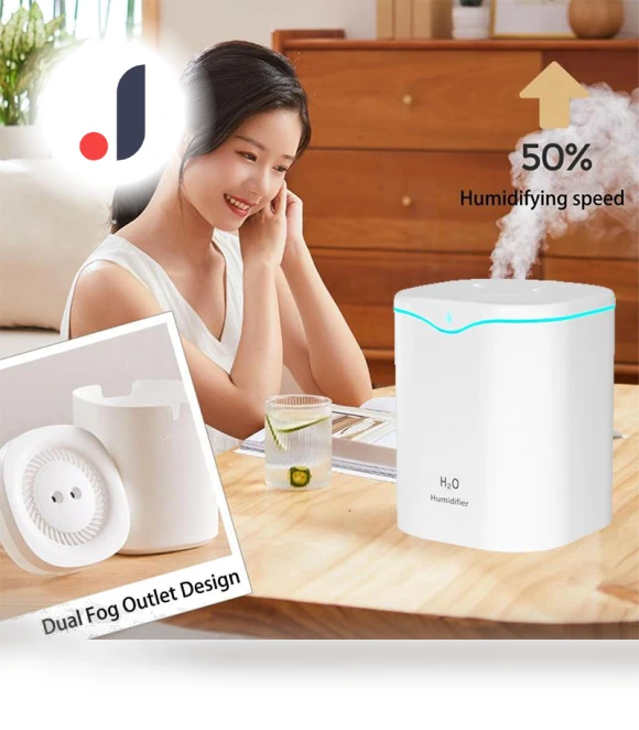 Double Air Humidifier with Spray — Air Moisturizers, Leisury