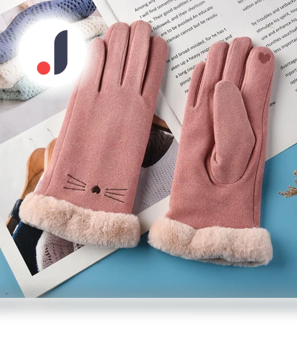 Furry Touchscreen Gloves — Gloves, Female s