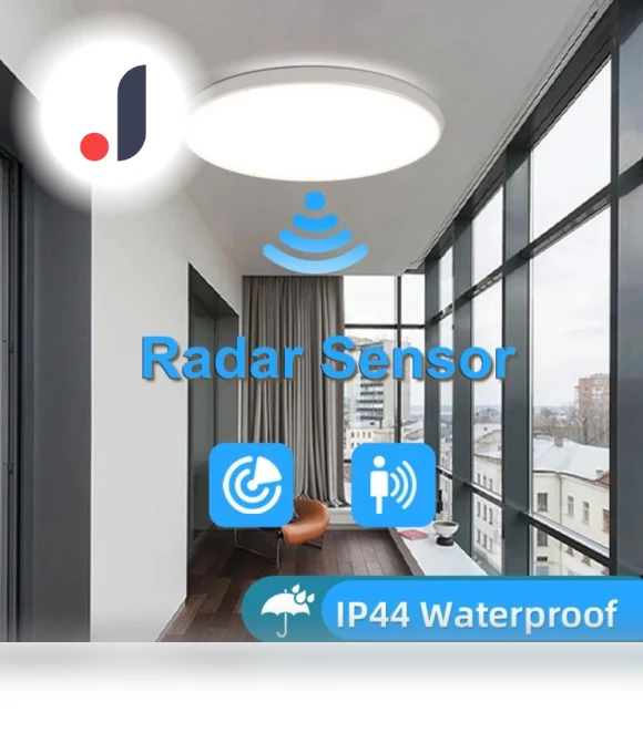 LED Ceiling Light with Radar Sensor — Garden Illumination, Build My Home