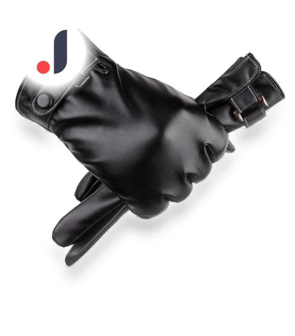 Men's Leather Touchscreen Gloves — Gloves & Mittens, Female s