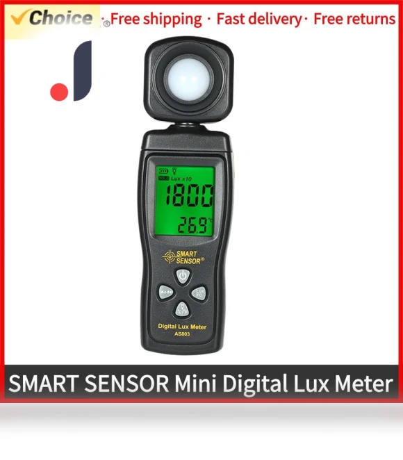 Mini Digital Luxmeter — Light Measurement, Optimized General