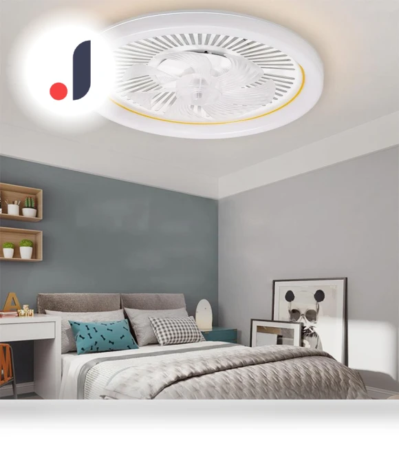 Minimalist Modern Ceiling Fan with Remote Control — Ceiling Fans, Build My Home