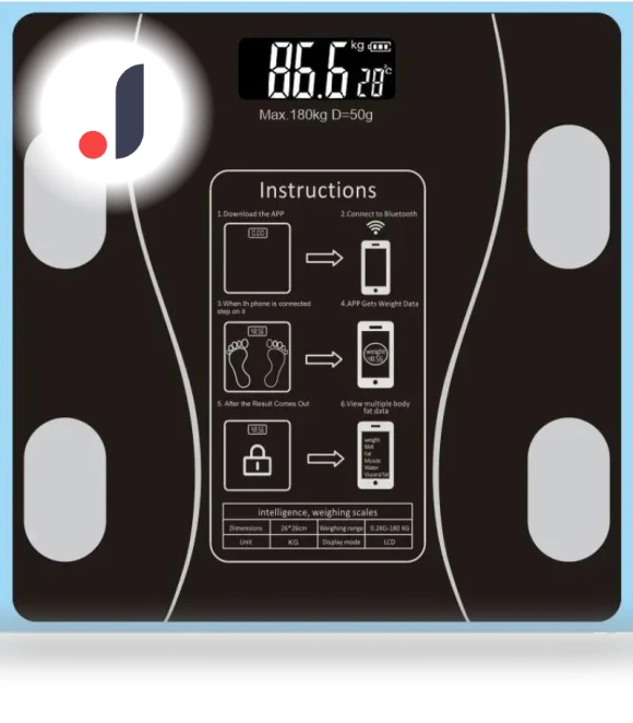 Smart Bluetooth Body Fat Scale — Body Composition Analysis, Home Furnishing Department Mall