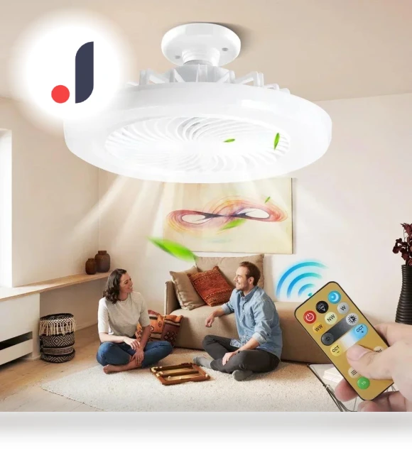 Smart Ceiling Fan with LED Lighting — Ceiling Fans, Luminaire Lighting Mall