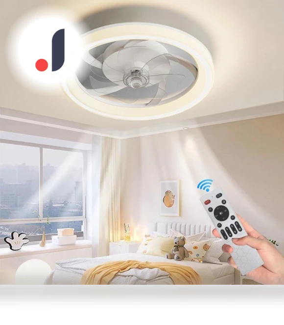 Smart Ceiling Fan With Lights — Ceiling Fans & Accessories, Luminaire Lighting Mall