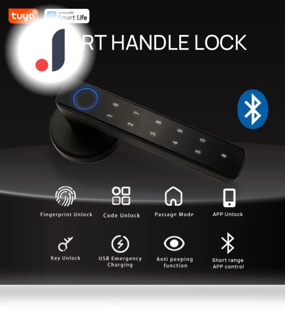 Smart Door Lock with Fingerprint Scanner — Smart Home Security, Build My Home