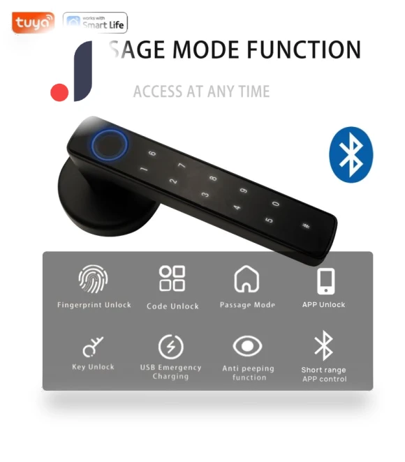 Smart Door Lock with Fingerprint Scanner — Smart Home Security, Build My Home