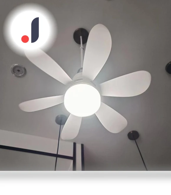 Smart Fan with LED Light Replacement and Remote Control — Ceiling Fans, Comfort Homeware