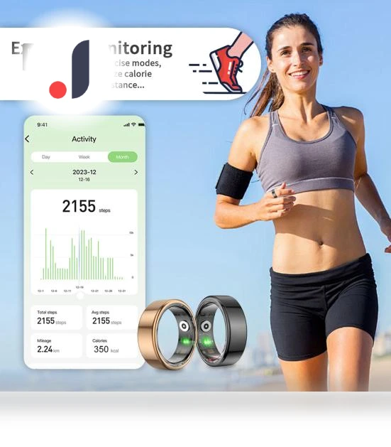Smart Health Tracker Ring — Smart Rings, Enjoy Smart Home