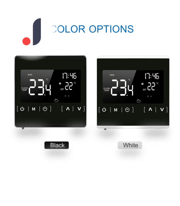 Smart LCD Thermostat with Touch Screen — Home Climate Control, Optimized General