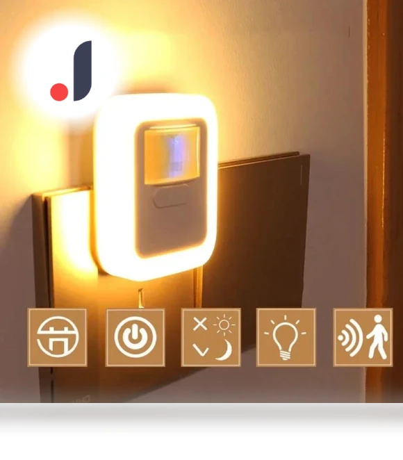 Smart LED Night Light with Motion and Sound Sensor — Night Lights, Exquisite goods home furnishing