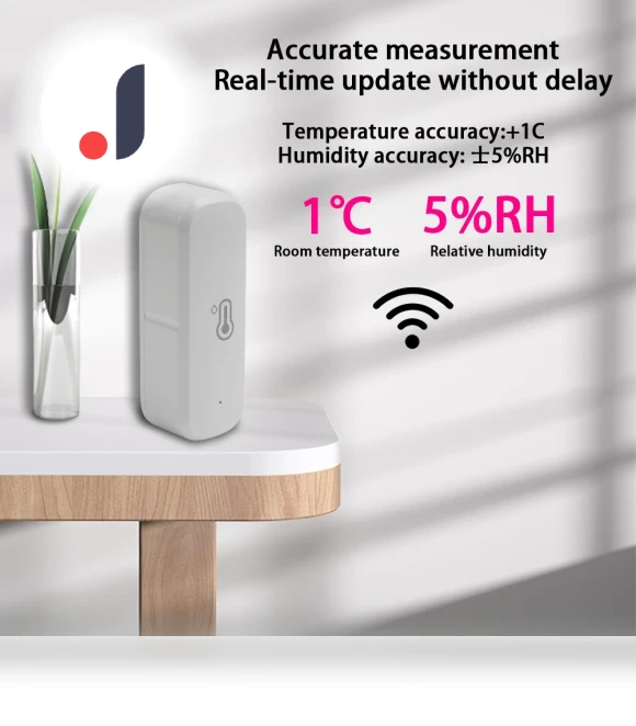 Smart Temperature & Humidity Sensor — Home Climate Control, Comfort Homeware