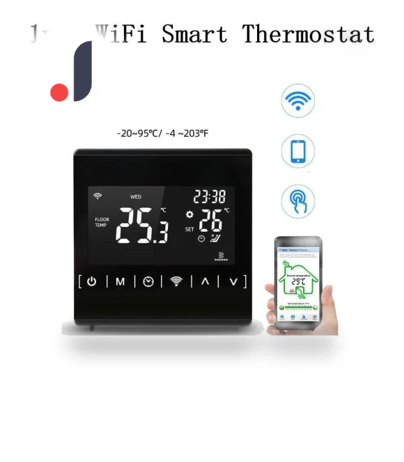 Smart Thermostat for Electric Floor Heating — Home Climate Control, jE6FZVk30tLU5T