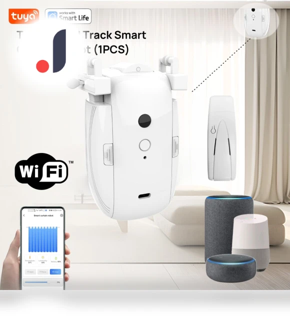 Smart WiFi Curtain Robot Holder — Smart Home Hubs & Controllers, Build My Home