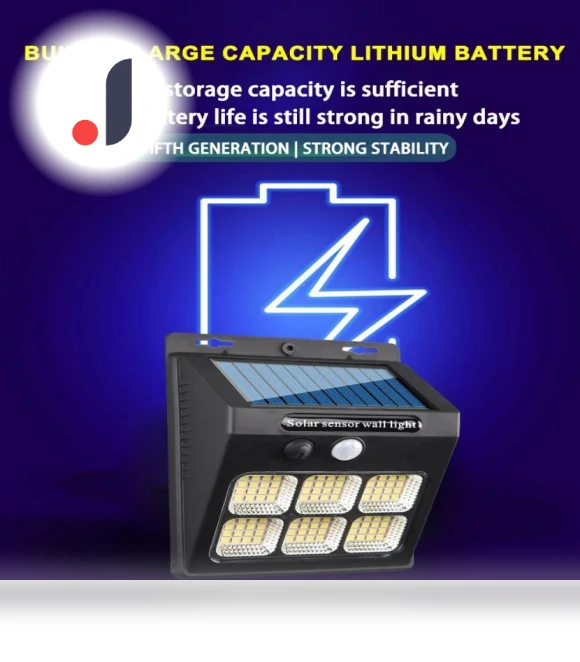 Solar Wall Lamp Outdoor Waterproof COB Solar Lights — Outdoor Security & Flood Lighting, Luminaire Lighting Mall
