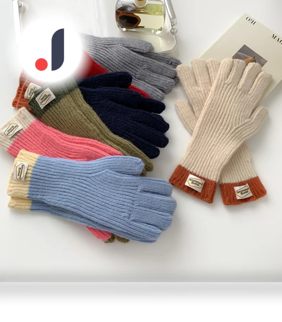 Touchscreen Gloves with Five Fingers — Cold Weather Gloves, Female s