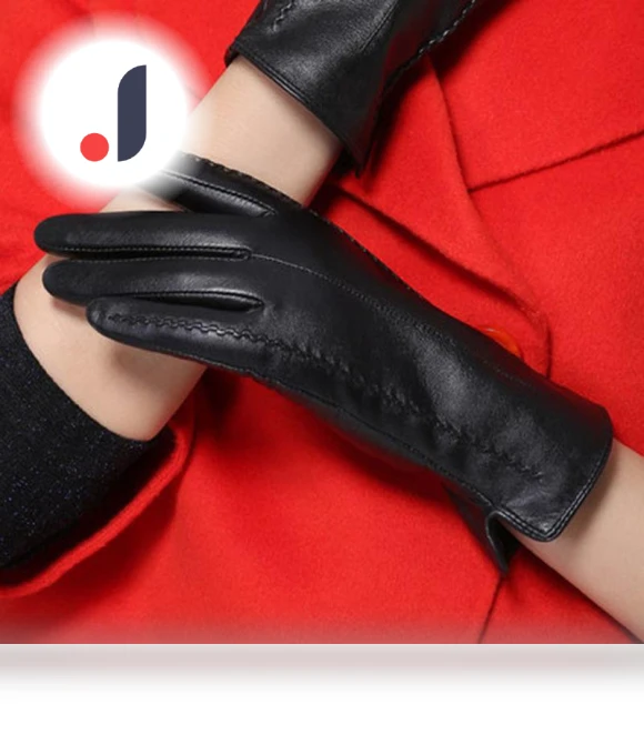 Touchscreen Leather Gloves — Gloves, Female s