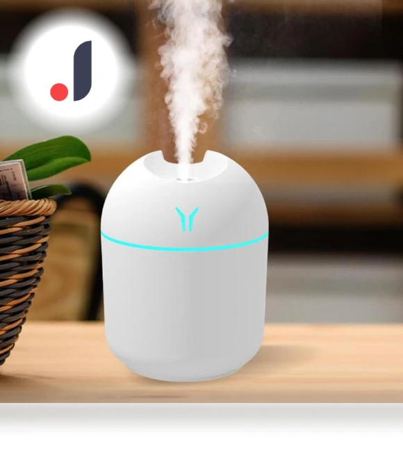 USB Mini Air Humidifier with LED Light — Diffusers, RW-Home Decoration