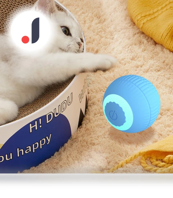 USB Rechargeable Smart Interactive Cat Toy Ball — Cat Playthings, Super Star Mall
