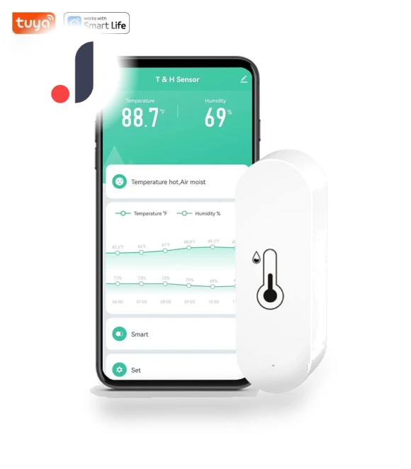 WiFi Humidity and Temperature Monitor — Home Climate Control, Build My Home