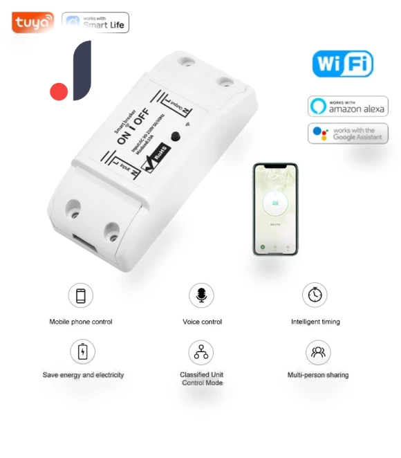 WiFi Smart Switch — Smart Home Hubs & Controllers, Build My Home