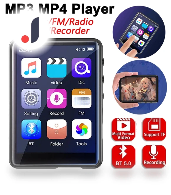 2.4-inch Touch Screen Bluetooth MP3 Player — Portable Media Players, Lntelligent Living Hall