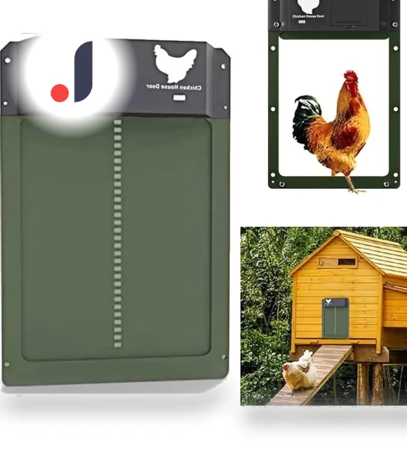 Automatic Chicken Coop Door with Light Sensor — Poultry Hydration Solutions, Build My Home