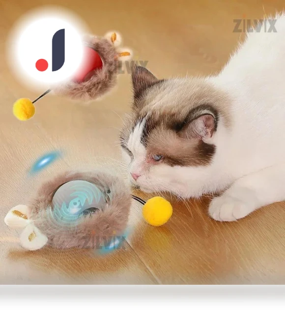 Automatic Rolling Ball Pet Toy — Interactive, Build My Home