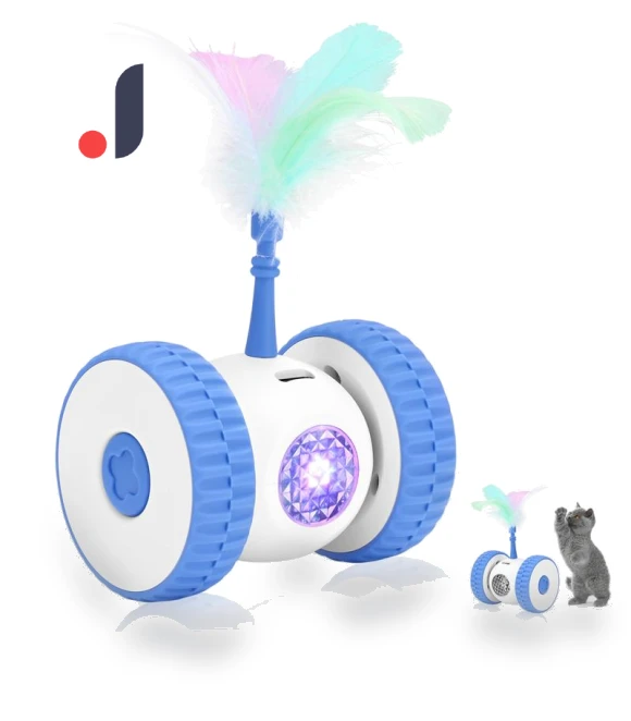 Automatic Rotating Interactive Cat Toy Car — Cat Playthings, Build My Home