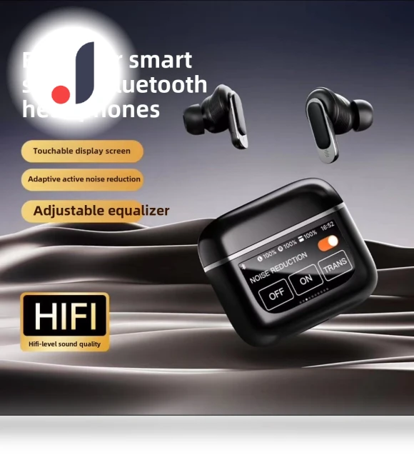 Bluetooth Headset with Active Noise Cancellation — Headsets, QUEED