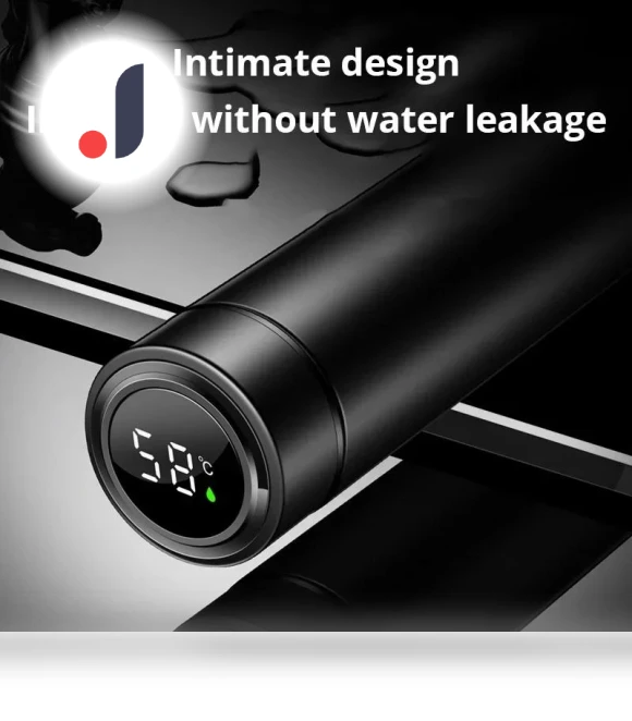 Creative Smart Thermos Bottle with Temperature Display — Beverage Warmers, HIMO Group
