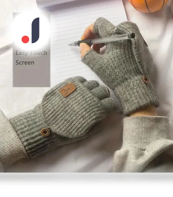 Fingerless Knitted Gloves — Glove Liners, Comfort Homeware