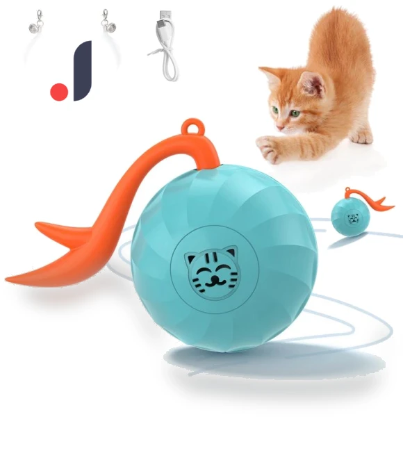 Interactive Cat Toy with Feathers — Cat Playthings, Build My Home
