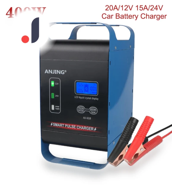 LED Display Smart Multifunctional Battery Charger — Chargers, Rustic Elegance House